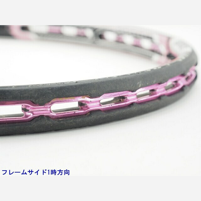 Prince(プリンス)の中古 テニスラケット プリンス イーエックスオースリー ピンク 105 2011年モデル (G1)PRINCE EXO3 PINK 105 2011 スポーツ/アウトドアのテニス(ラケット)の商品写真