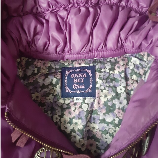 ANNA SUI mini(アナスイミニ)のANNA SUI　アナスイミニ　ダウン キッズ/ベビー/マタニティのキッズ服女の子用(90cm~)(コート)の商品写真