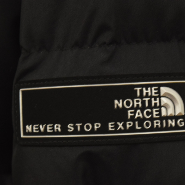THE NORTH FACE ザノースフェイス ACT FREE EX HYBRID DOWN COAT フロントロゴ刺繍ロングダウンコートジャケット海外限定 NC1DM73A ブラック
