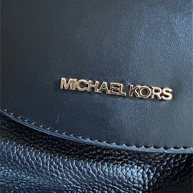 Michael Kors(マイケルコース)の《美品》82500定価　マイケルコース　リュック　ブラック　革　 レディースのバッグ(リュック/バックパック)の商品写真