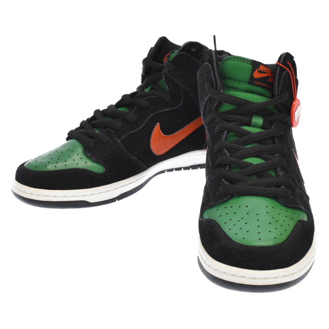 新品 】 DUNK ナイキ NIKE - NIKE HIGH US9 ブラック/グリーン