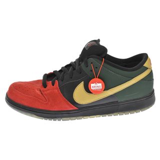 ナイキ(NIKE)のNIKE ナイキ SB DUNK LOW PRO BHM 304292-673 エスビー ダンク ブラック ヒストリー マンス ローカットスニーカー US12 グリーン/レッド/ブラック(スニーカー)