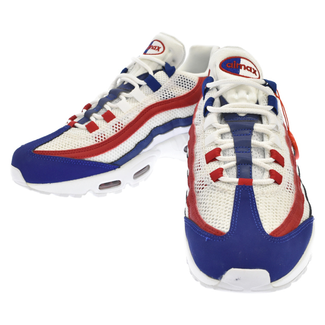 NIKE ナイキ AIR MAX 95 WHITE DEEP ROYAL BLUE GYM RED エアマックス