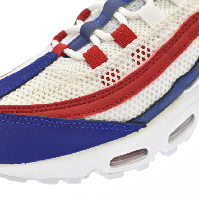 NIKE ナイキ AIR MAX 95 WHITE DEEP ROYAL BLUE GYM RED エアマックス