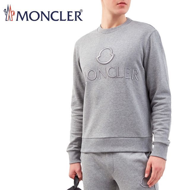 MONCLER スウェット グレー L-