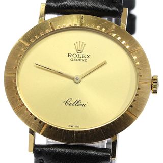 ☆訳あり【ROLEX】ロレックス チェリーニ K18YG cal.1601 ref.4083 手巻き メンズ_719596【ev20】