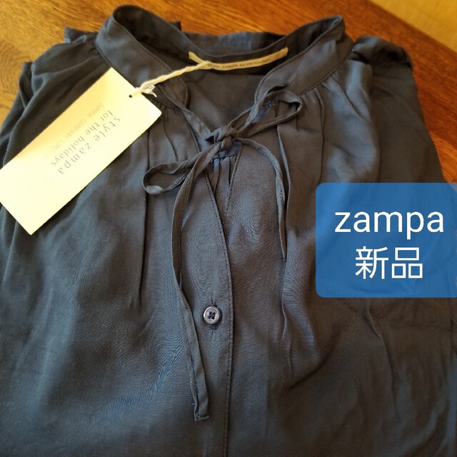 zampa(ザンパ)のzampa 新品シャツ レディースのトップス(シャツ/ブラウス(長袖/七分))の商品写真