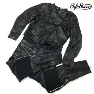 Cafe Racer カフェレーサー ライダース レザージャケット ツナギの通販