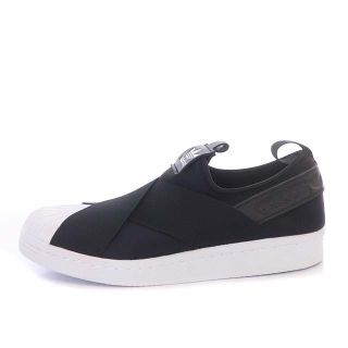 アディダスオリジナルス SS Slip On W スニーカー ローカット 黒 白(スニーカー)