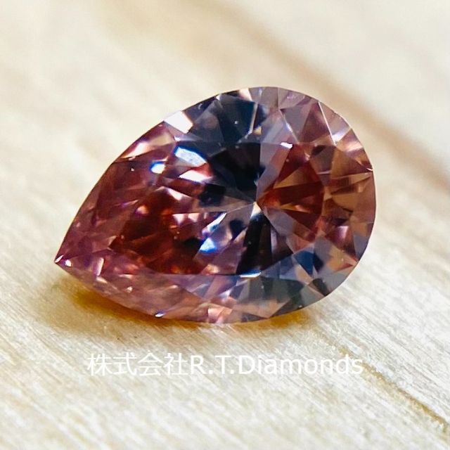 週間ランキング１位獲得 fancy intense pink - 0.059ct・Fancy pinkish