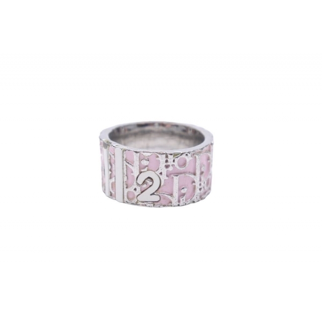 Christian Dior クリスチャンディオール リング 指輪 シルバー トロッター ピンク シルバー レディース 11号 6 中古 N32811 | フリマアプリ ラクマ