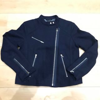 ギャップ(GAP)のGAP  ライダース　ネイビー(ライダースジャケット)