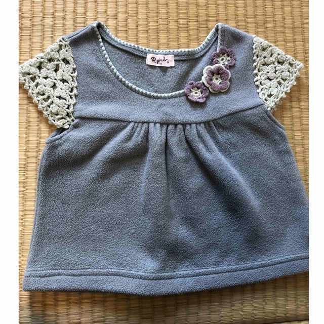 papp(パプ)のベスト　フリース　100㎝　papp キッズ/ベビー/マタニティのキッズ服女の子用(90cm~)(ジャケット/上着)の商品写真