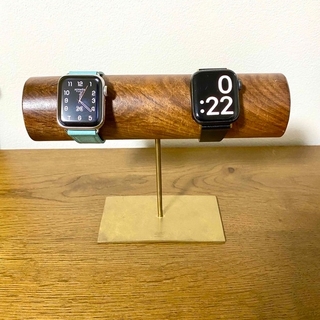 Apple Watch 時計 スタンド 収納 木製