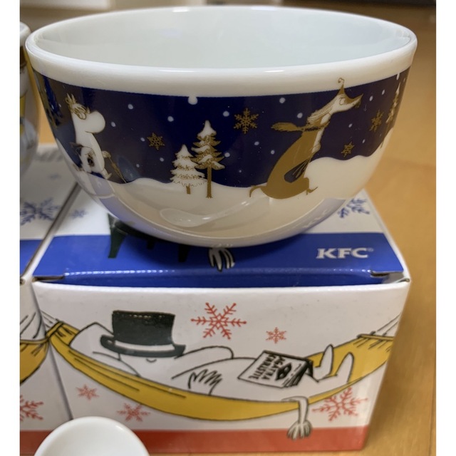 MOOMIN(ムーミン)の人気のムーミン スプーン付きボウル2個セット新品‼️ エンタメ/ホビーのアニメグッズ(その他)の商品写真