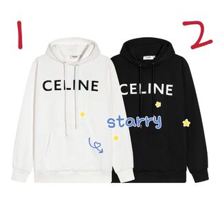 celine - セリーヌ大人気パーカー男女兼用F237