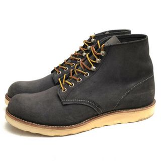 レッドウィング(REDWING)のレッドウィング／RED WING ワークブーツ シューズ 靴 メンズ 男性 男性用スエード スウェード レザー 革 本革 グレー 灰色  8154 6inch Classic Round Toe プレーントゥ グッドイヤーウェルト製法(ブーツ)