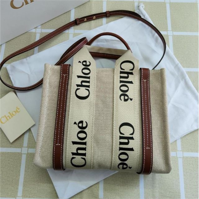当店オススメ Chloe クロエ woody スモールトートバッグ - www