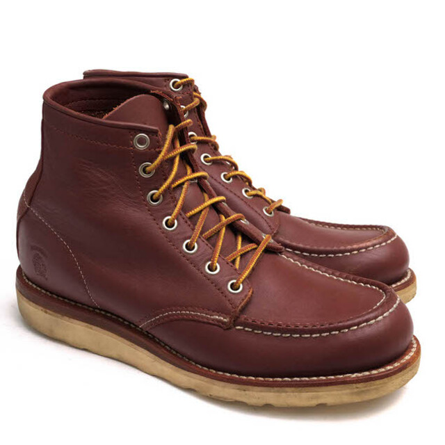 CHIPPEWA(チペワ)のチペワ／CHIPPEWA ワークブーツ シューズ 靴 メンズ 男性 男性用レザー 革 本革 ブラウン 茶  29493 モックトゥ Vibramソール メンズの靴/シューズ(ブーツ)の商品写真