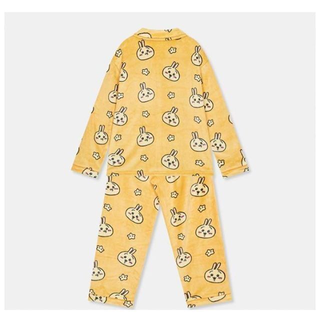早い者勝ち ちいかわ 訳あり ハチワレ SPAO もこもこ パジャマ L 韓国