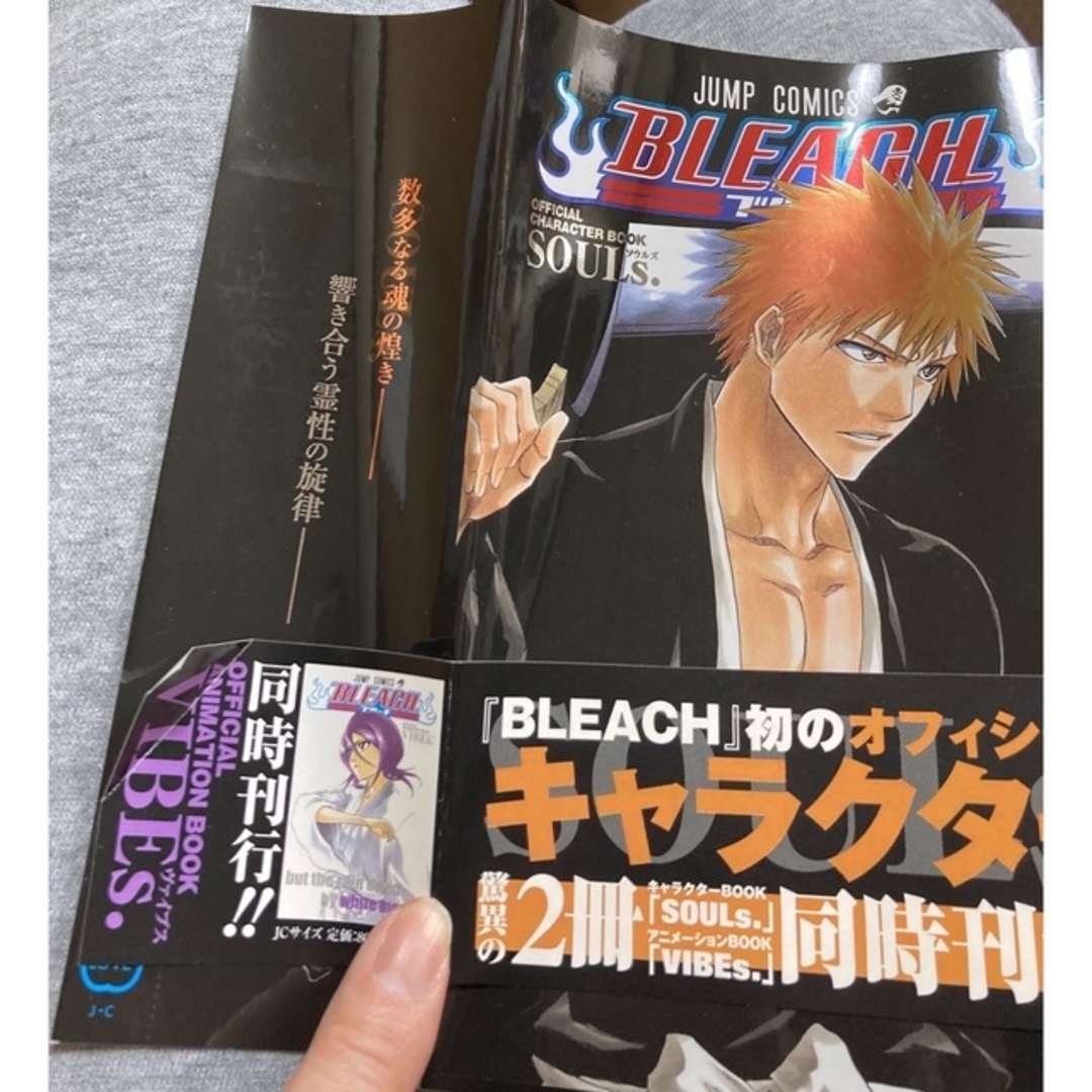 集英社(シュウエイシャ)のＢＬＥＡＣＨ　ＯＦＦＩＣＩＡＬ　ＣＨＡＲＡＣＴＥＲ　ＢＯＯＫ　ＳＯＵＬＳ． 黒 エンタメ/ホビーの漫画(その他)の商品写真