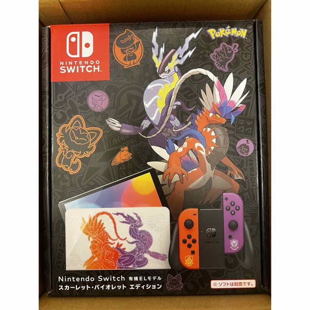 優先配送テレビゲーム家庭用ゲーム機本体 ニンテンドースイッチ 本体 有機ELスカーレット