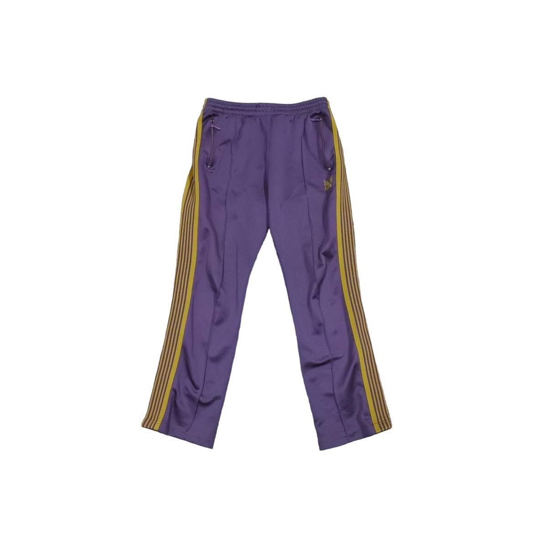 Needles ニードルス TRACK PANT トラックパンツ Narrow ナロー BG213 ポリエステル パープル サイズM 美品  44429