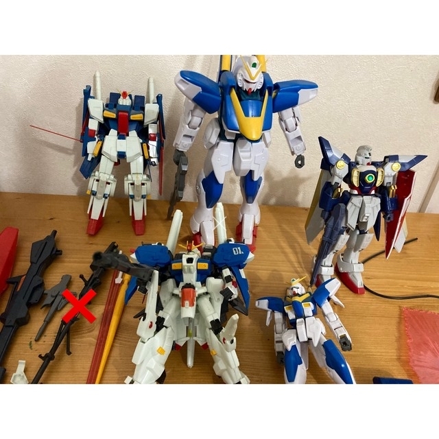 【ジャンク品】ガンダム プラモデル 完成品 5体セット （バラ売り不可）