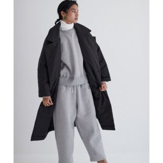 シー(SEA)のSEA 2XL PADDING COAT  ブラック(ロングコート)