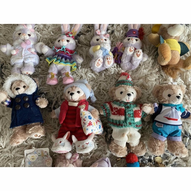 ダッフィー(ダッフィー)のduffy、シェリーメイ 、ステラルーのヌイバ、ストラップヌイバセット エンタメ/ホビーのおもちゃ/ぬいぐるみ(ぬいぐるみ)の商品写真