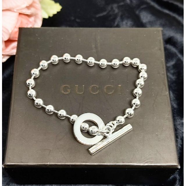 Gucci - 極美品✨️✨ GUCCI ボールチェーン ブレスレット ...