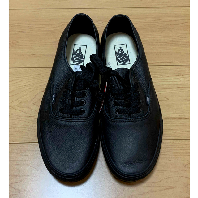 VANS オーセンティック　ブラック　レザー