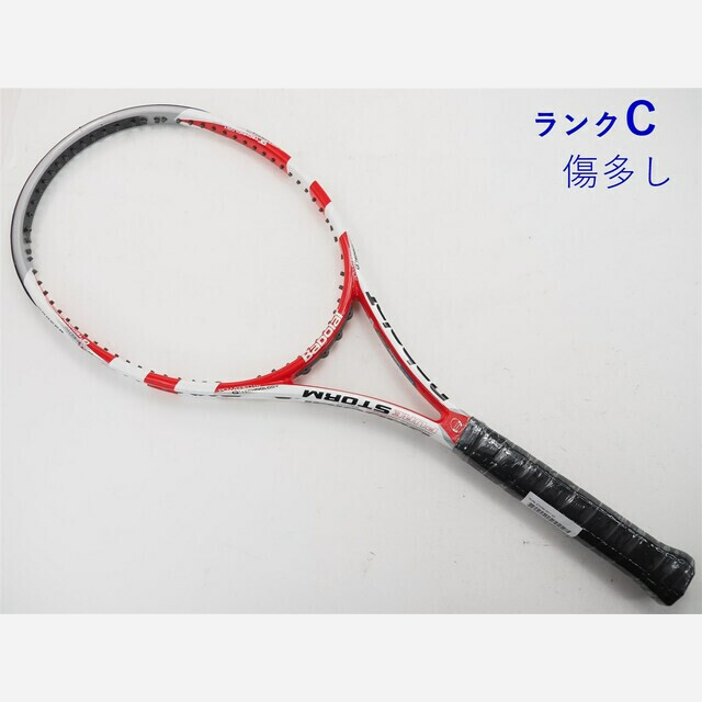 テニスラケット バボラ ピュアストーム 2011年モデル【トップバンパー割れ有り】 (G3)BABOLAT PURE STORM 2011