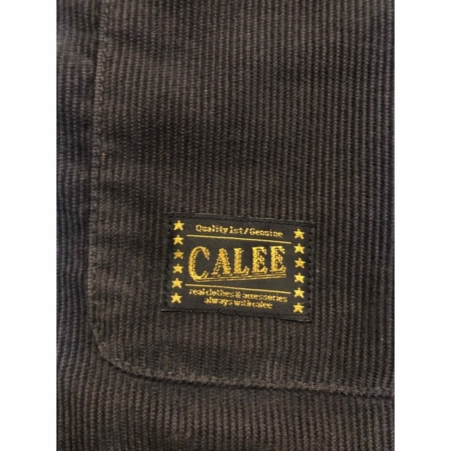CALEE(キャリー)のCALEE calee キャリー コーデュロイ ベスト L グレー 灰色 焦茶 メンズのトップス(ベスト)の商品写真
