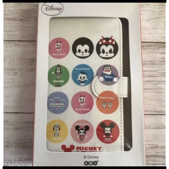 Disney(ディズニー)のDisney スマホケース　ミッキー　手帳型　ディズニー スマホ/家電/カメラのスマホアクセサリー(Androidケース)の商品写真
