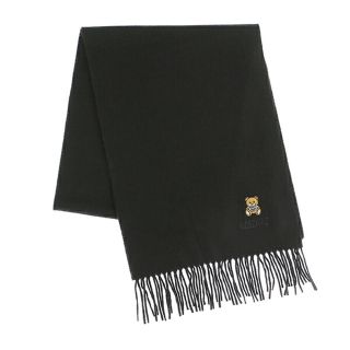 モスキーノ(MOSCHINO)の新品 モスキーノ MOSCHINO マフラー・ストール ウール SCARF ブラック(マフラー/ショール)