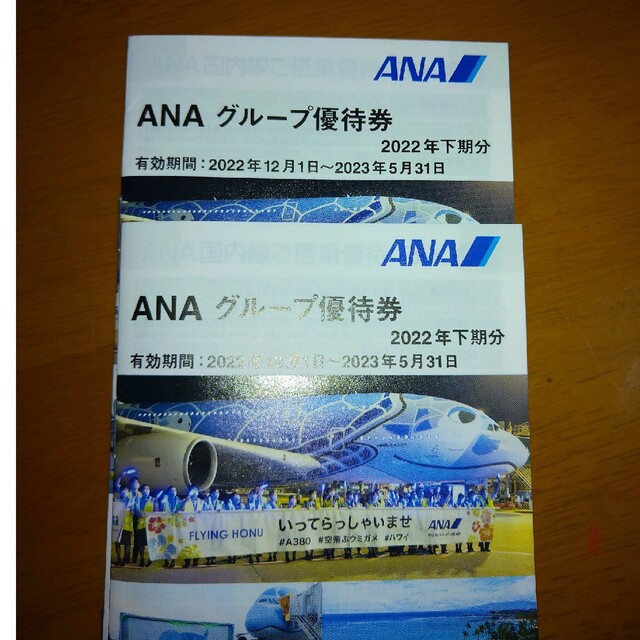 ANA(全日本空輸)(エーエヌエー(ゼンニッポンクウユ))の値下げしました！ANA株主優待券13枚と優待冊子2冊 チケットの優待券/割引券(その他)の商品写真