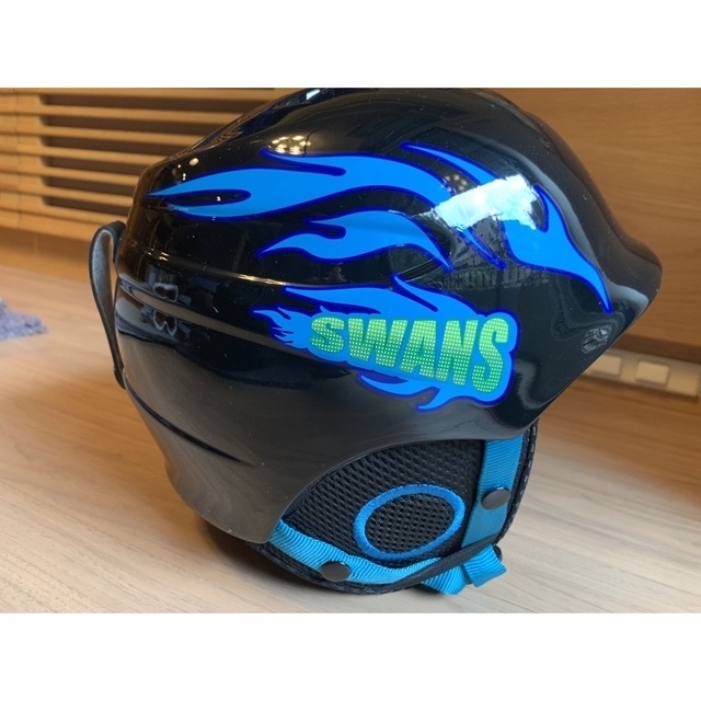 ヘルメット　スワンズ　青　ブルー　BLUE　スキー　スノーボード
