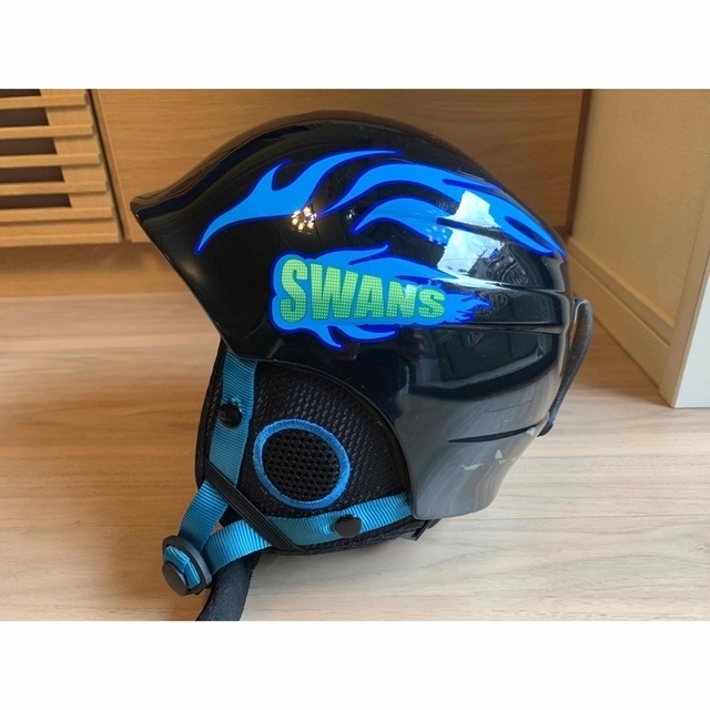 ヘルメット　スワンズ　青　ブルー　BLUE　スキー　スノーボード