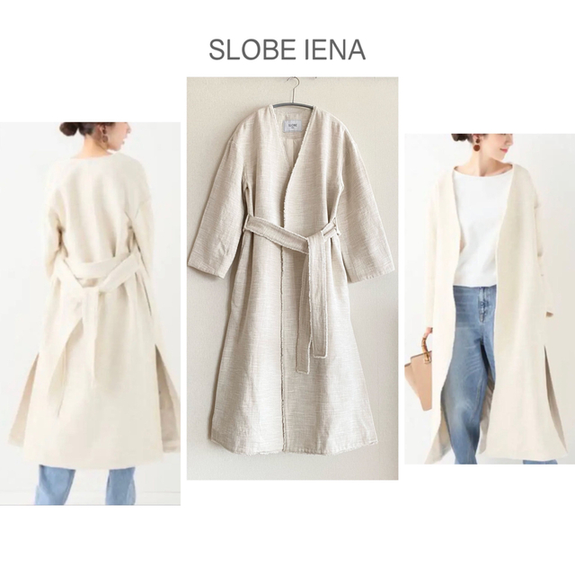 SLOBE IENA  スローブイエナ　ノーカラー　コート