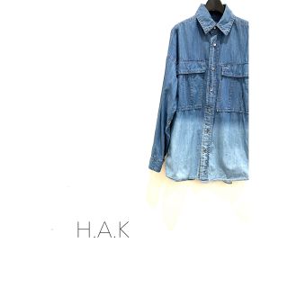 ハク(H.A.K)のH.A.K☆グラデーション デニムシャツ (シャツ/ブラウス(長袖/七分))