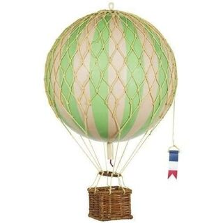 エアバルーン・モビール グリーン　緑 気球 約18cm バルーン(モビール)
