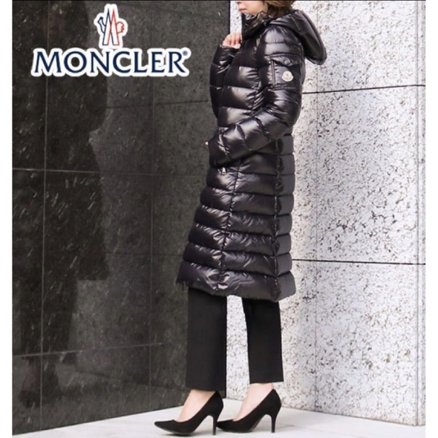 モンクレール Moncler モカ Moka ダウンコート サイズ1 ワイン色-