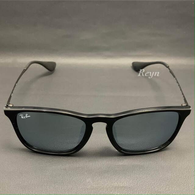 Ray-Ban(レイバン)の[美品] Ray-Ban レイバン シルバー ミラー サングラス RB4187 メンズのファッション小物(サングラス/メガネ)の商品写真