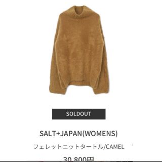 プラージュ(Plage)のsalt+japan  フェレットファーニット(ニット/セーター)