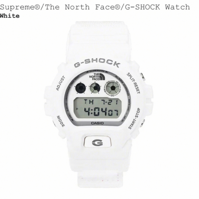 新作人気モデル時計格安 Supreme THE NORTH FACE G-SHOCK シュプリーム 白 | ziyaei.com