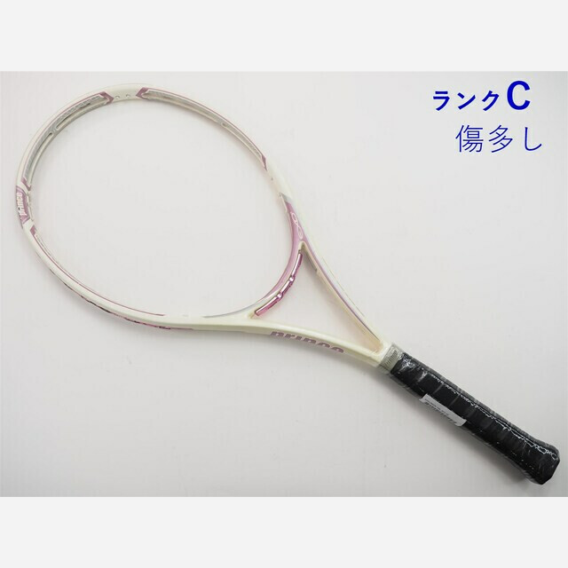 290ｇ張り上げガット状態テニスラケット プリンス イーエックスオースリー ホワイト 100 (G2)PRINCE EXO3 WHITE 100