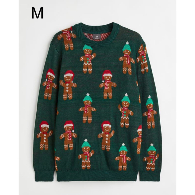 新品未開封品　H&M  クリスマス　ニット　セーター　M