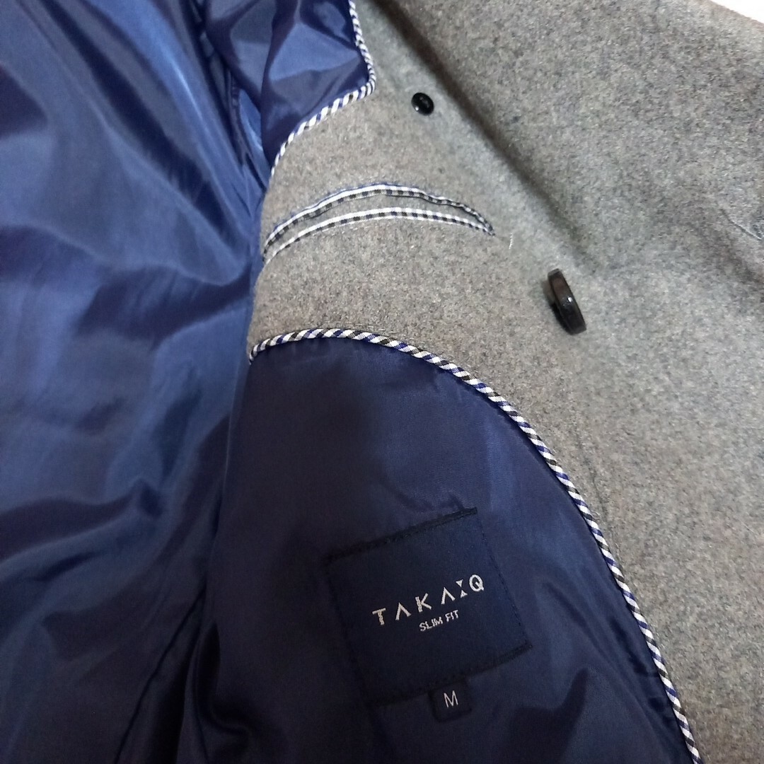 TAKA-Q(タカキュー)のタカキューメンズ/TAKA-Q：Men メルトンPコート メンズのジャケット/アウター(ピーコート)の商品写真