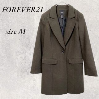 フォーエバートゥエンティーワン(FOREVER 21)のフォーエバー21 カーキコートsize M(チェスターコート)